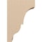Ekena Millwork 5"W x 10"D x 15"H Classic Asheboro Rough Cedar Woodgrain TimberThane Corbel, Primed Tan CORUR05X10X15ASHRCPR - alternate 6